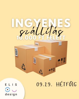 📢 Ingyenes szállítás MINDENRE 10.000 Ft feletti vásárlás esetén - HÉTFŐIG, szeptember 29-ig! 🛒📦 ✨🎁🎄 Most érdemes...