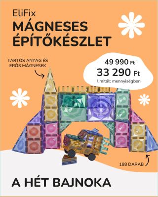 🥳 Nagy móka a kis építő kezeknek! 188 db-os EliFix pasztell mágneses építőkészletünk akár a fa alá, akár a csizmácskákba,...